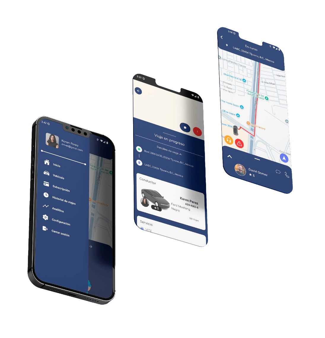 Vista general de la app VITE